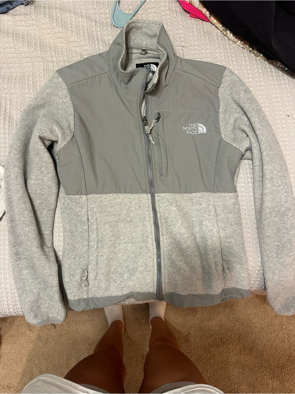 The North Face Light Gray Fleece Jacket